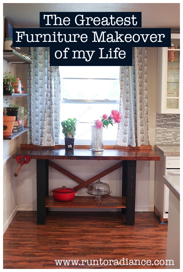 600x890 You'Ll Never Guess What We Did With This Old Workbench! - Workbench Painting