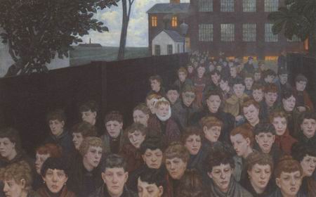 450x280 Workers Painting, Ahans Baluschek Paintings Reproduction, We Never - Workers Painting