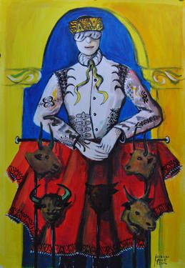 259x375 Insane Workout Painting By Gianni Workout And Art - Workout Painting