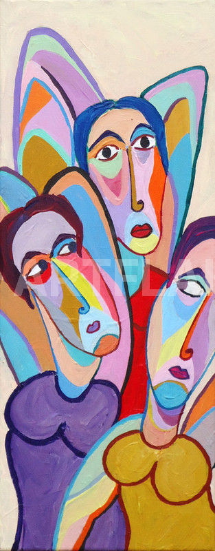 313x800 Painting Woman Workout - Workout Painting