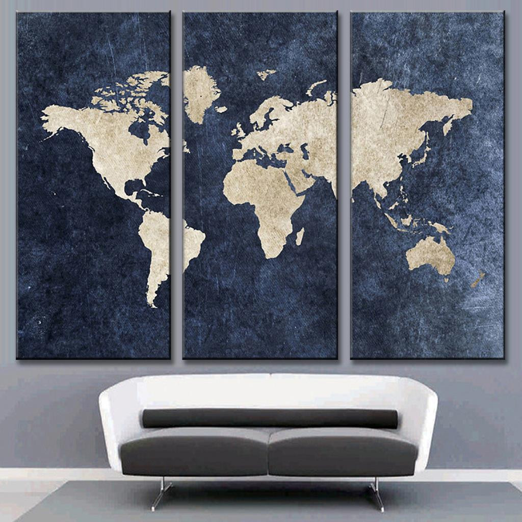 1024x1024 50 New Image Of World Map Painting Canvas Oil Paintings - World Map Painting Canvas
