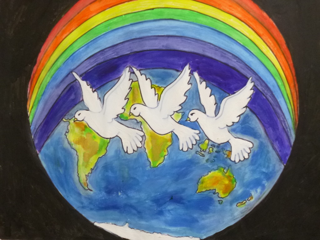 1024x768 Peace Poster Gallery 2015 16 - World Peace Painting