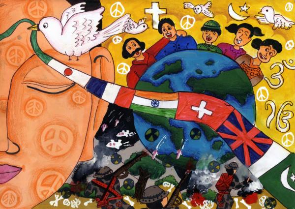 World Peace Painting At PaintingValley.com | Explore Collection Of ...