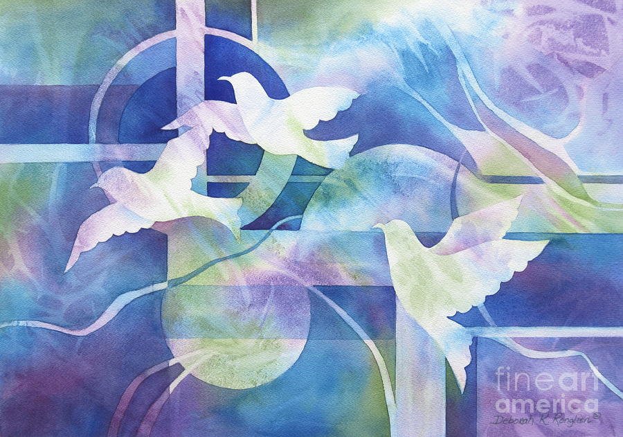 900x631 World Peace Painting By Deborah Ronglien - World Peace Painting