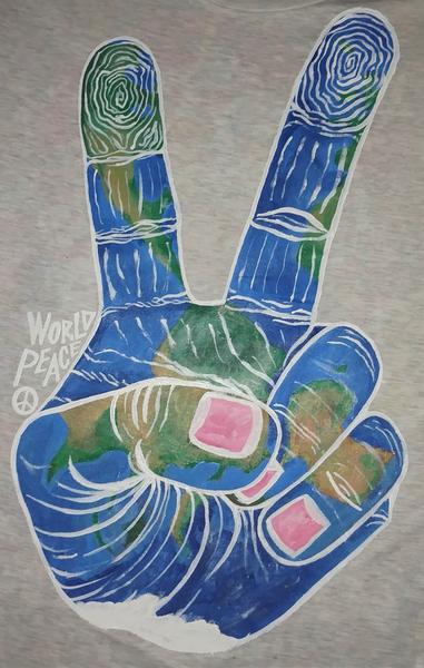 381x600 World Peace Art Adrian Stupica - World Peace Painting