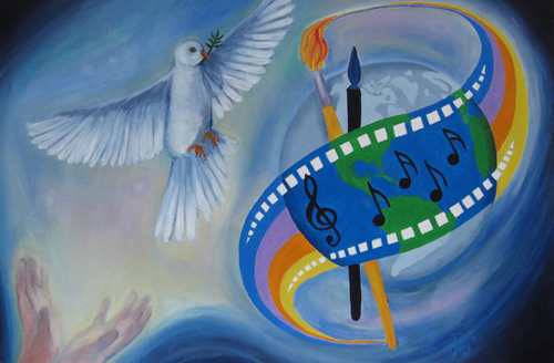 500x328 Artists For A Better Worldpeace Sharp Art - World Peace Painting