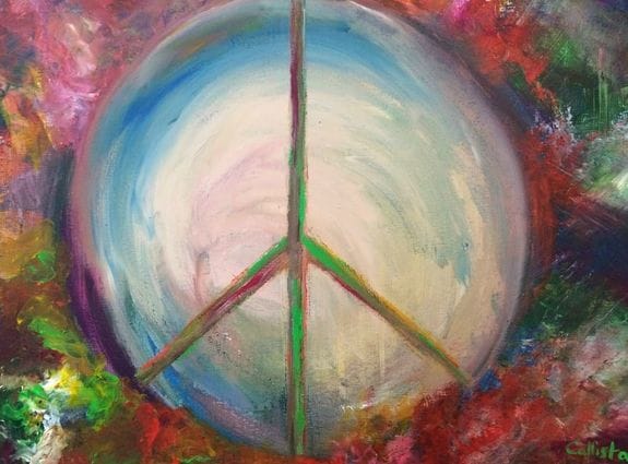 575x425 Callista's Paintings - World Peace Painting