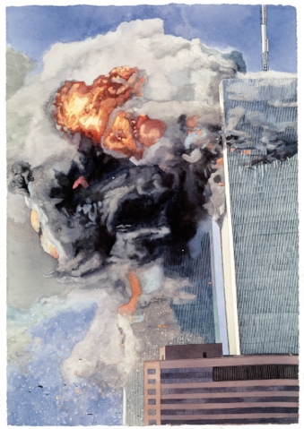 339x479 Special Exhibit By Todd Stone ))) - World Trade Center Painting