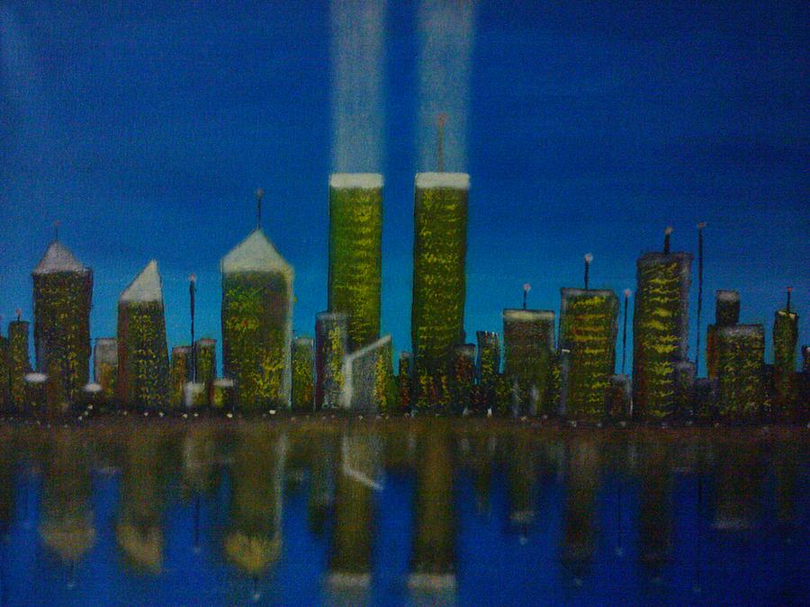 900x675 World Trade Center Painting By Jason Walburn - World Trade Center Painting