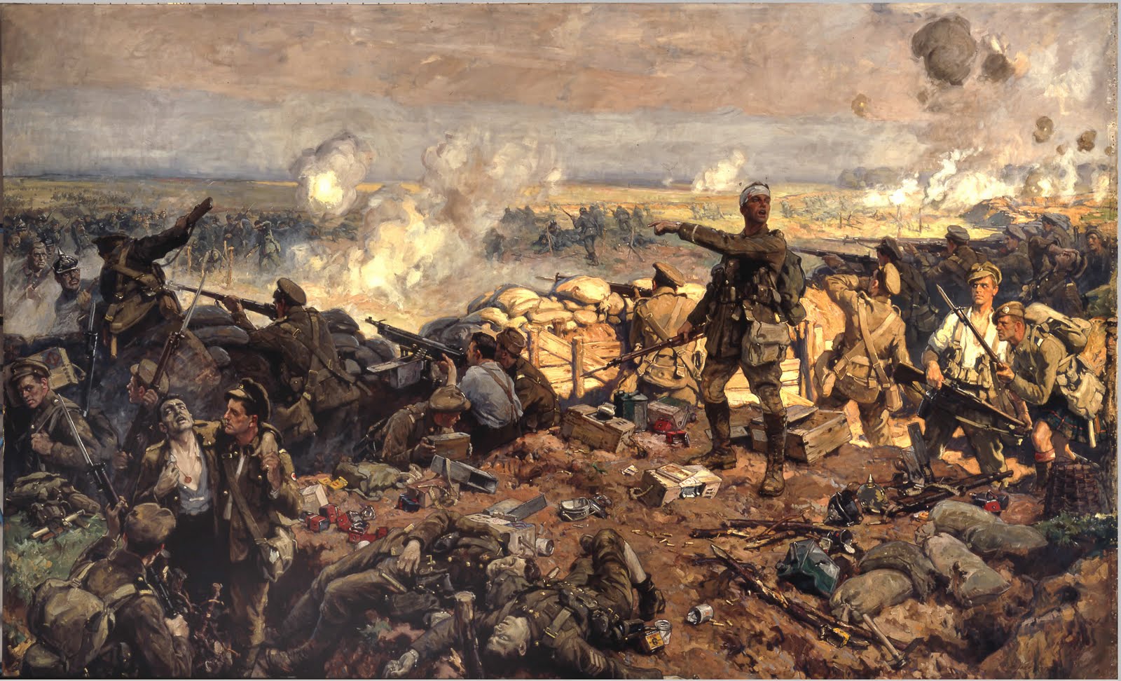 1600x972 World War I Art The Second Battle Of Ypres, 22 April To 25 May - World War 1 Painting