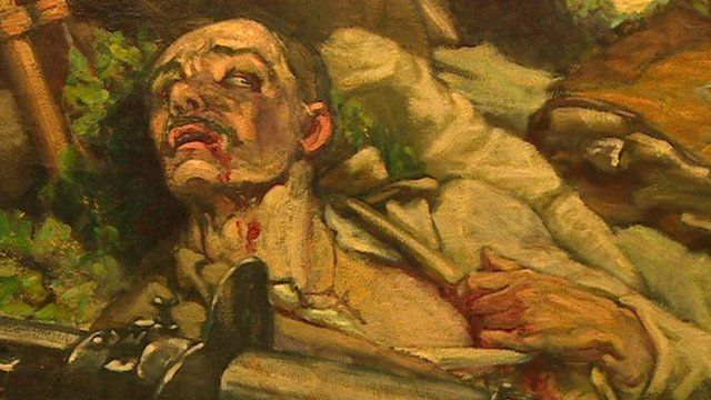 640x360 World War One Artist Christopher Williams's Mametz - World War 1 Painting