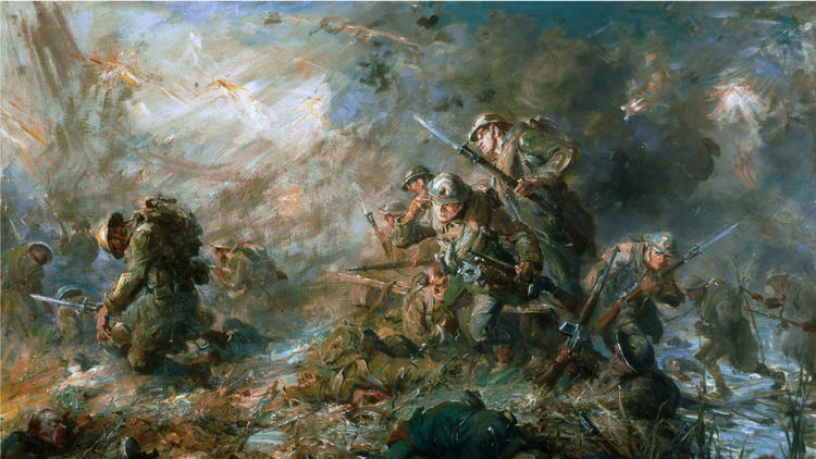 750x422 Art - World War 1 Painting