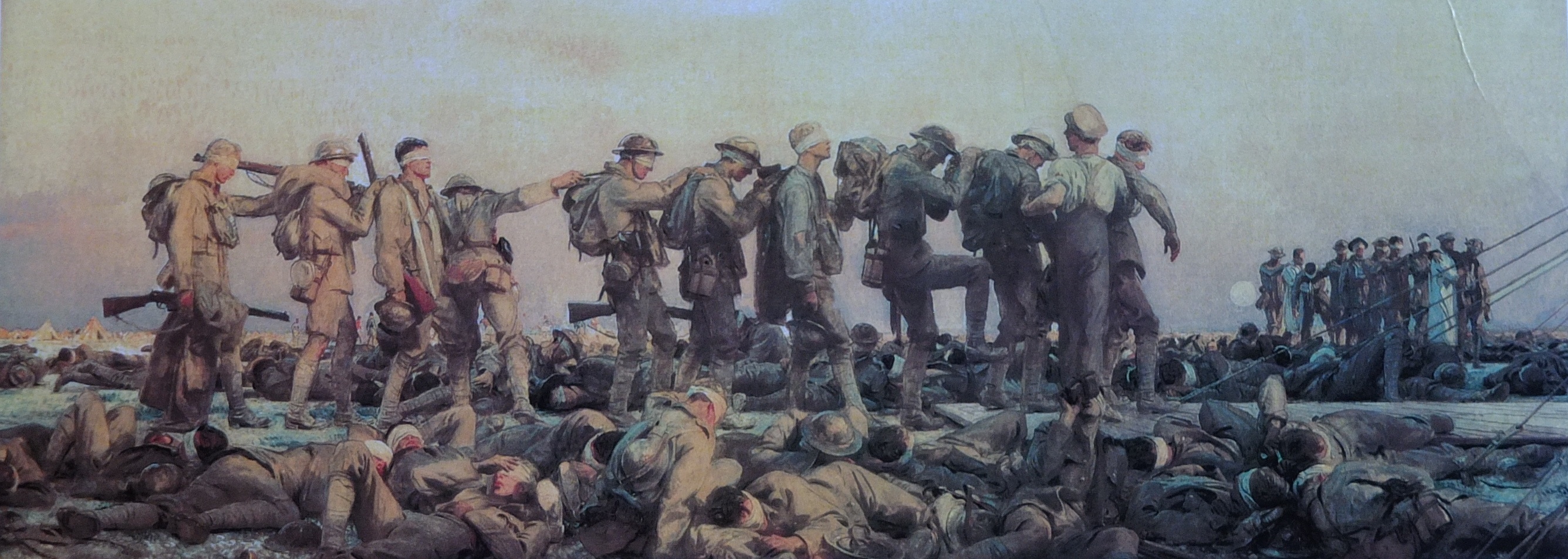 2672x954 From London, War Amp Peace - World War 1 Painting