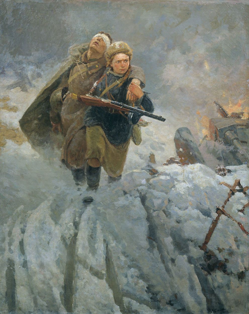 990x1250 World War Ii Paintings From The Soviet Union Design You Trust - World War 2 Painting