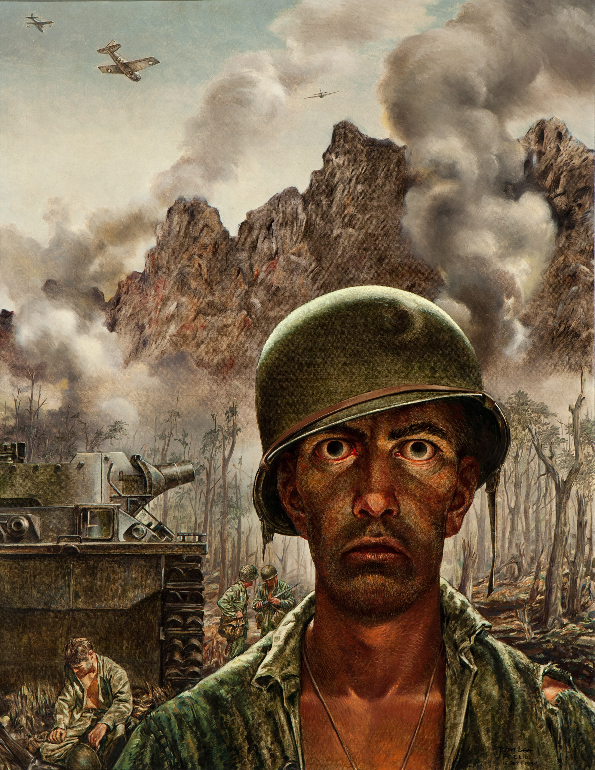 1979x2560 World War Ii Through A Painter's Eyes The Art Of Tom Lea - World War 2 Painting