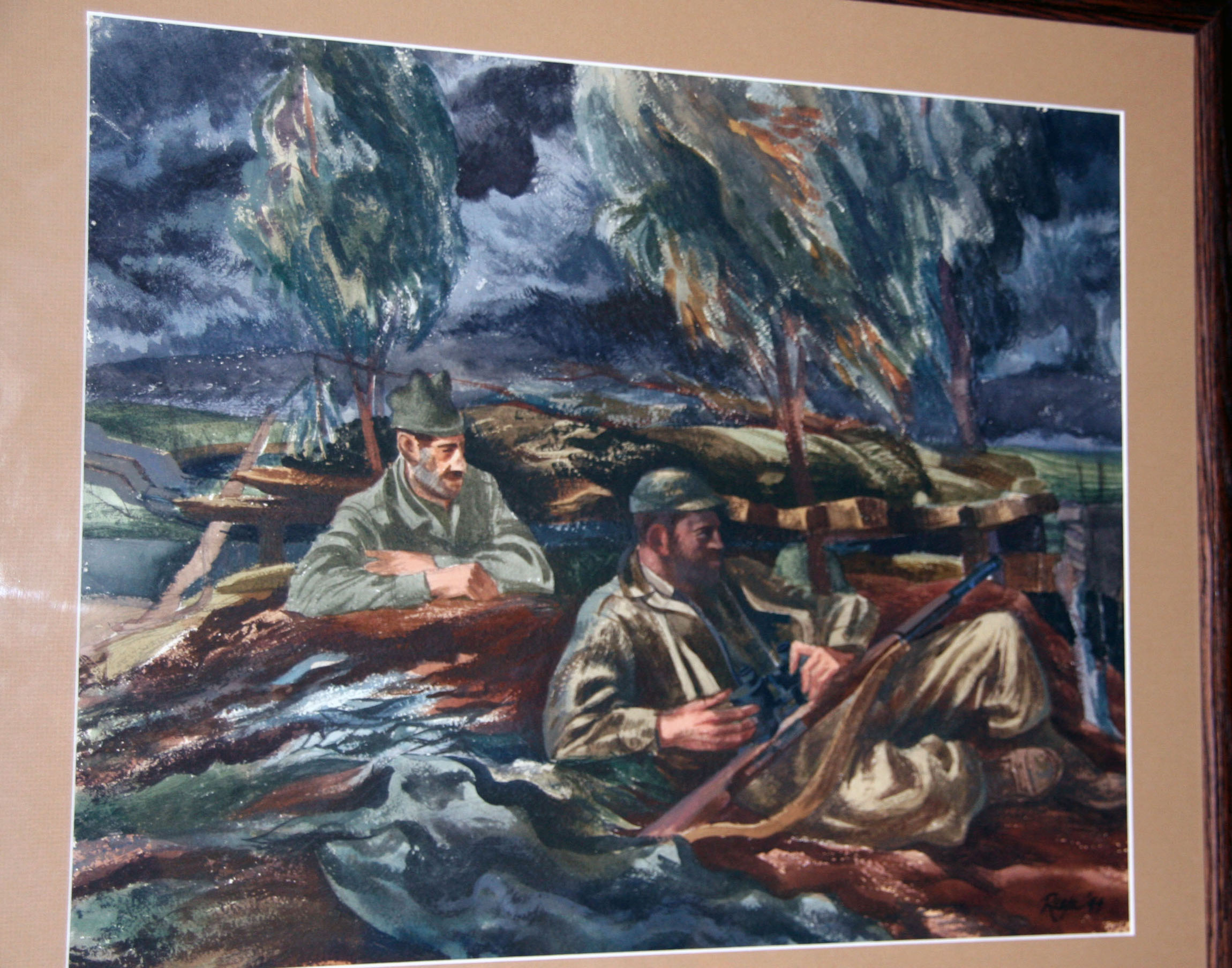 2300x1808 World War Ii Art And Random Thoughts Art Is Life Is Art Susan - World War 2 Painting