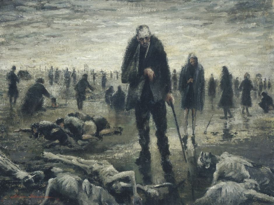 940x705 World War Ii Artist Alan Moore Makes Pilgrimage To Australian War - World War 2 Painting