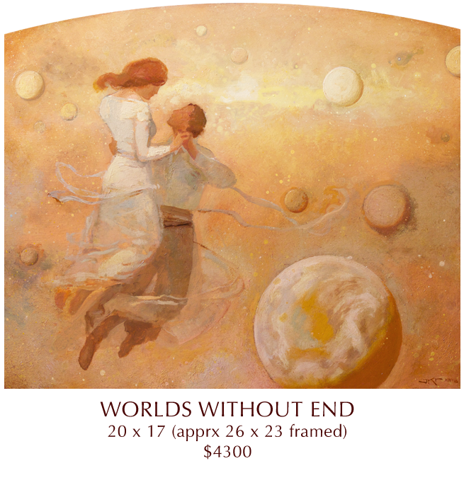 655x675 Kirk's Fine Art Blog Mostly About Making Art. - Worlds Without End Painting