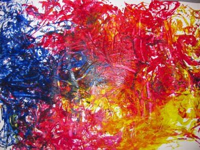 400x300 Spaghetti Worm Painting I'M Thinking This Would Be A Cool - Worm Painting