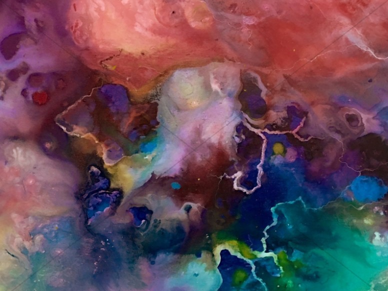 776x582 Oil Painting Pentecost Worship Background Worship Backgrounds - Worship Painting