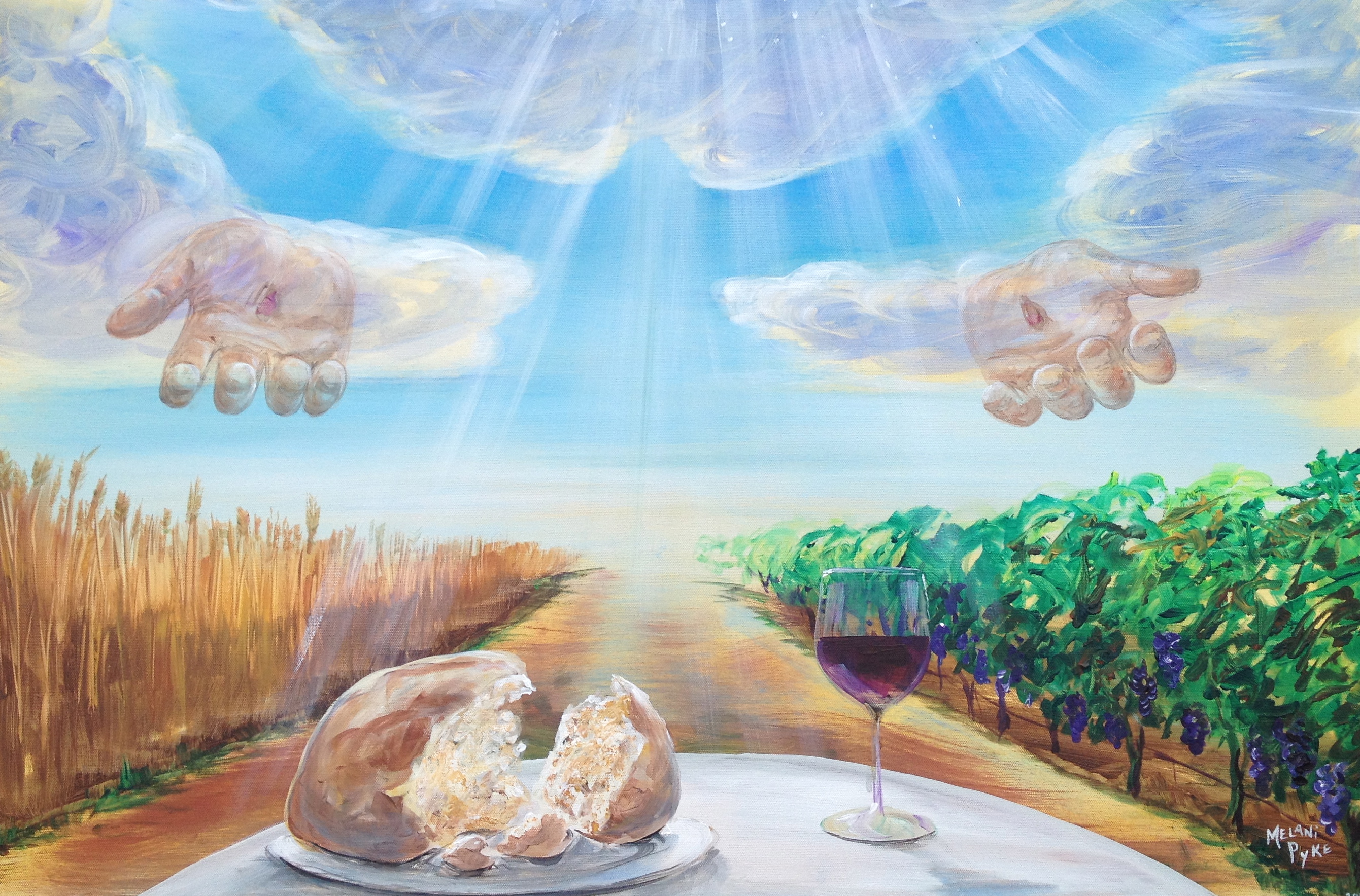 2680x1766 Communion Worship Painting Worship 423 Magazine - Worship Painting