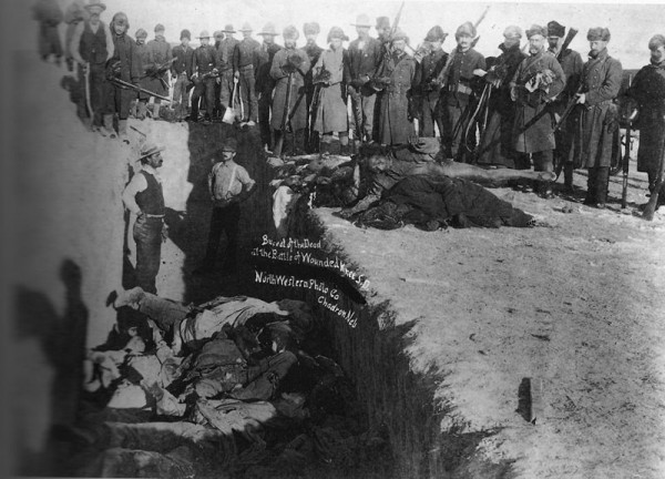 600x432 Lakota History Wounded Knee Massacre, Dec 29 1890 - Wounded Knee Painting