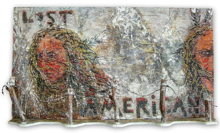 770x467 Saatchi Art Lost Americans (Wounded Knee Remembered) Painting By - Wounded Knee Painting