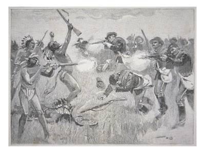 400x300 The Wounded Knee Massacre, 29th December 1890 Giclee Print By - Wounded Knee Painting