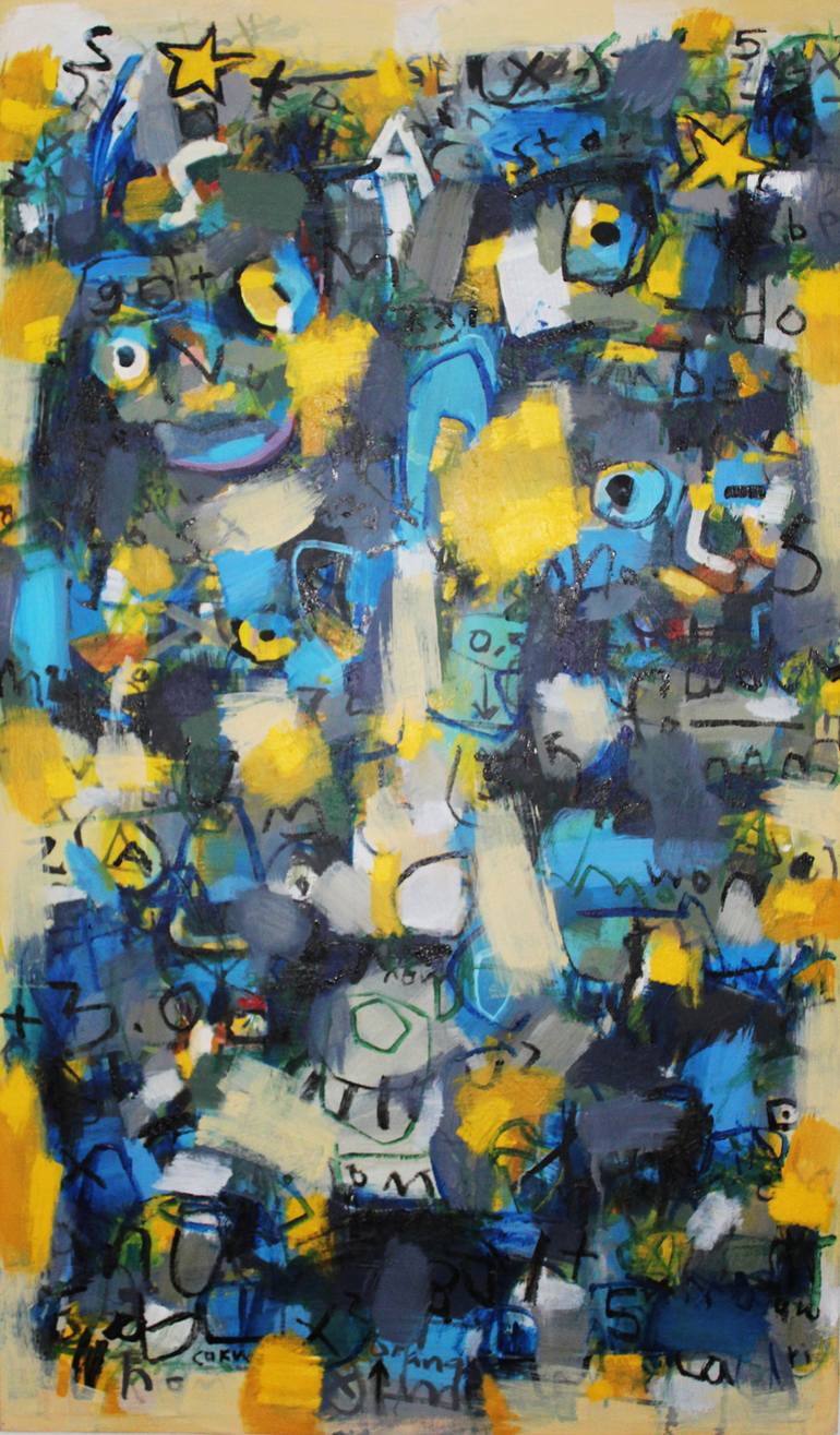 770x1315 Saatchi Art Mom Is Wow Painting By Cakwinda Pelukis - Wow Painting