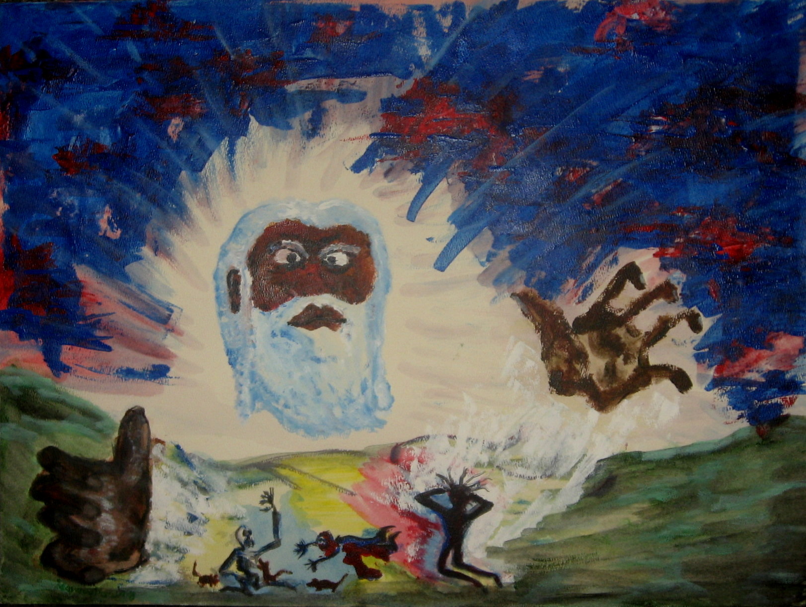 1623x1221 Wrath Of God - Wrath Of God Painting