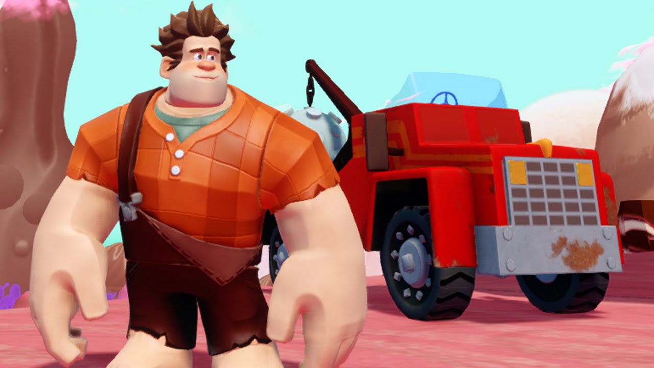 1280x720 Wreck It Ralph Nursery Rhymes Flying Around Candy Island Racing - Wreck It Ralph Painting