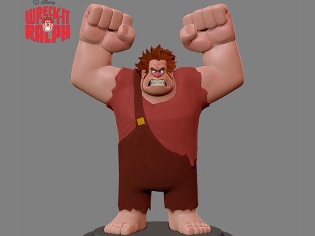 640x480 Wreck It Ralph Behind The Scenes - Wreck It Ralph Painting