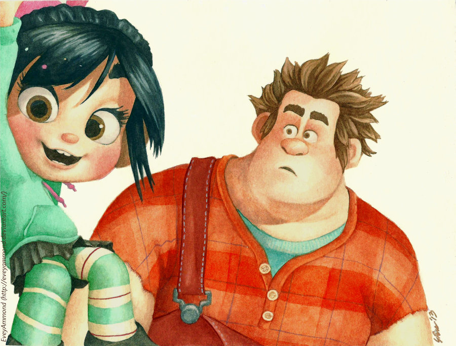 900x682 Wreck It Ralph - Wreck It Ralph Painting