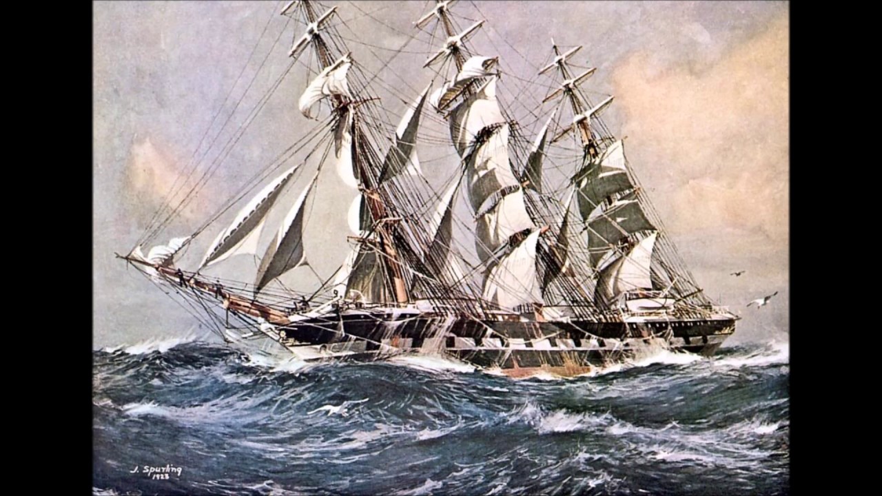 1280x720 The Wreck Of The Hesperus - Wreck Of The Hesperus Painting