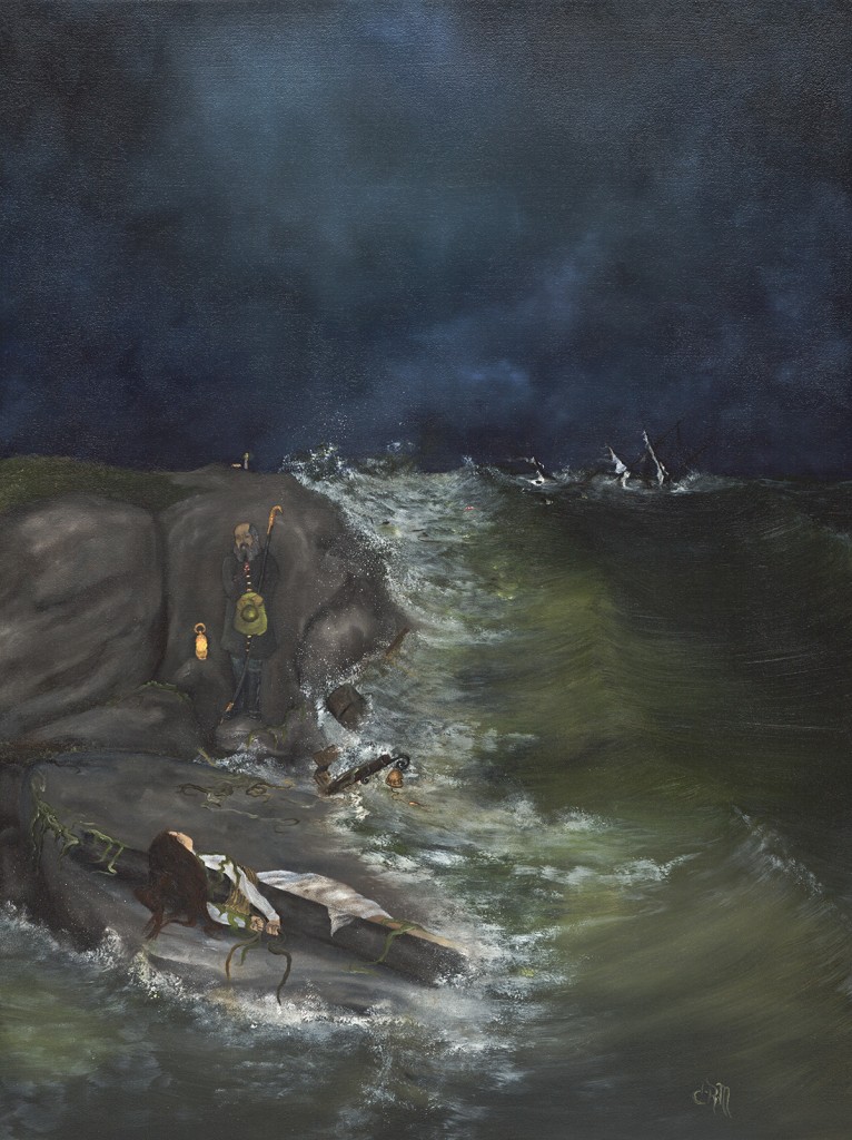 766x1024 Wreck Of The Hesperus C. R. Mindle Gallery - Wreck Of The Hesperus Painting