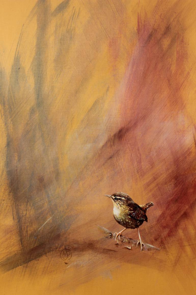 770x1155 Saatchi Art Wren Painting By Mark Purllant - Wren Painting