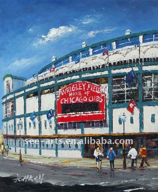 658x800 My Home Town Had To Pin It! Chicago, Wrigley Field Painting, Art - Wrigley Field Painting