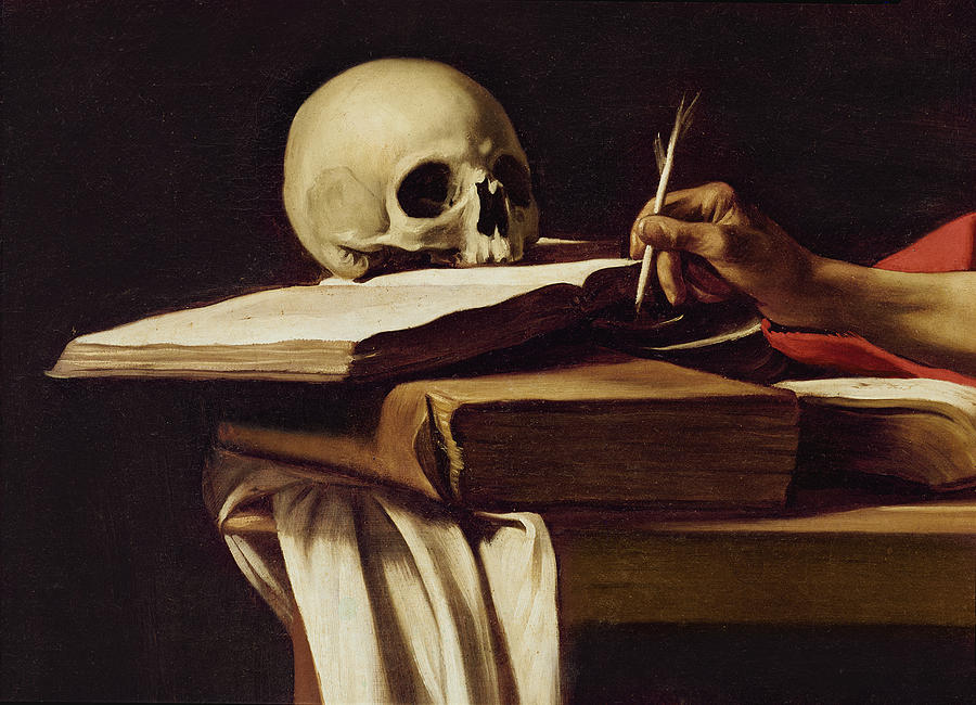 900x650 St. Jerome Writing Painting By Caravaggio - Writing Painting