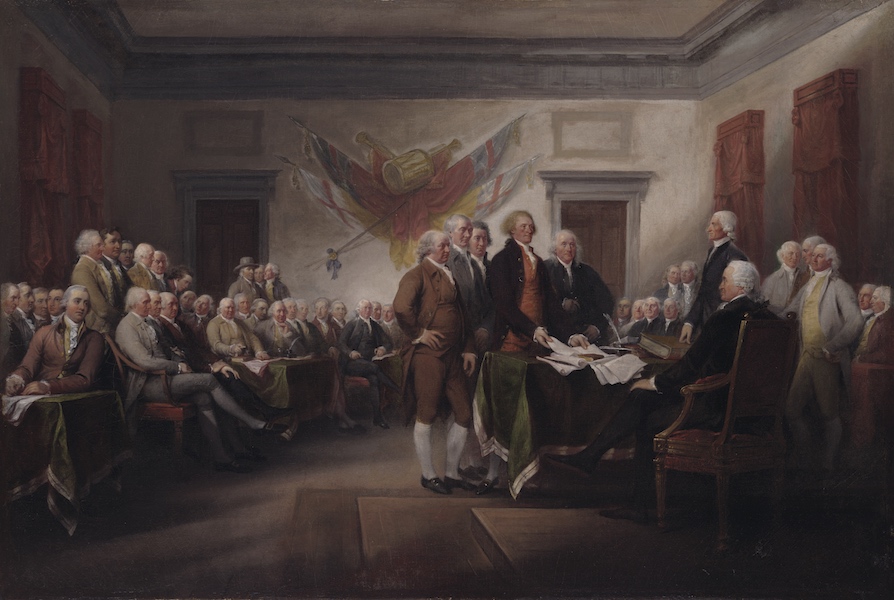 894x600 John Trumbull, The Declaration Of Independence Smarthistory - Writing The Declaration Of Independence Painting