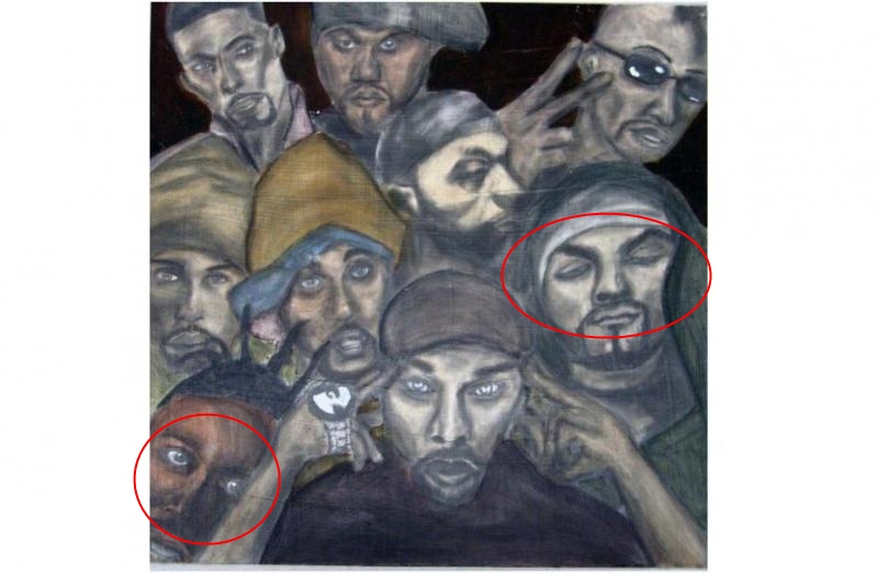 800x522 Protect Ya Necka Wu Tang Clan Painting - Wu Tang Clan Painting