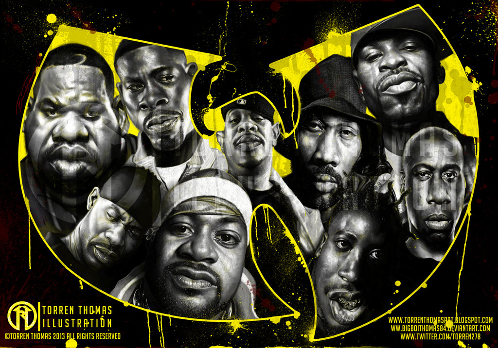 1024x717 Wu Tang Clan By Bigboithomas84 - Wu Tang Clan Painting