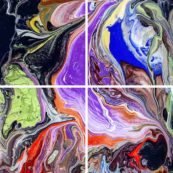 600x600 Wu Xing (The 5 Elements) Splash Fine Art Artexpo New York 2019 - Wu Xing Painting