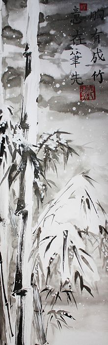 220x698 Painting - Wu Xing Painting