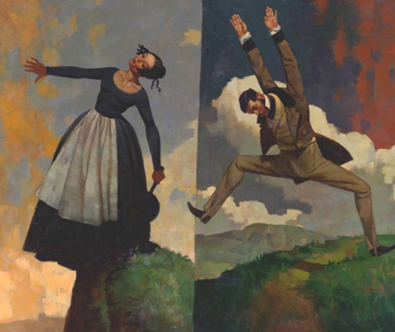 770x648 Saatchi Art Wuthering Heights Painting By Paul Slater - Wuthering Heights Painting