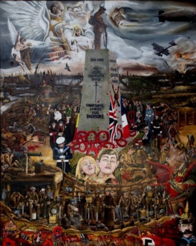 668x838 John Palliser - Ww1 Painting