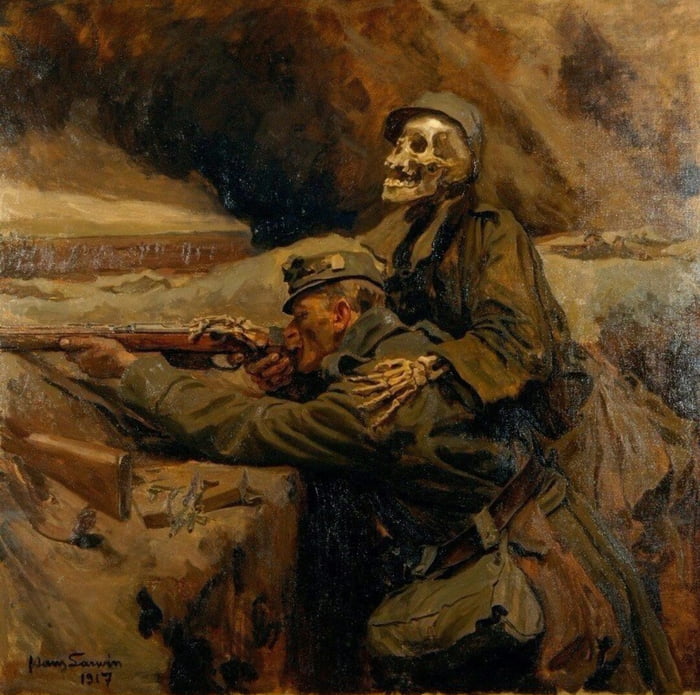 700x695 Ww1 Painting - Ww1 Painting