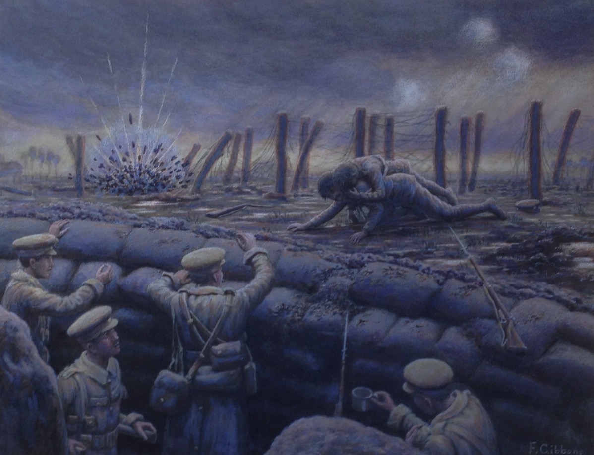 1198x918 Brierley Hill Ww1 Hero's Story Which Inspired Painting Brierley - Ww1 Painting