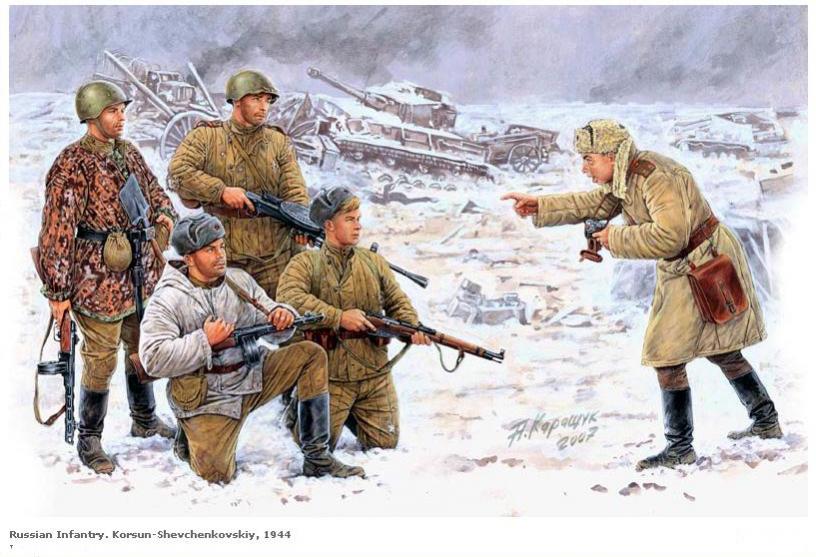 816x557 A League Of Ordinary Gamers Painting Wwii Soviet Infantry - Ww2 Painting