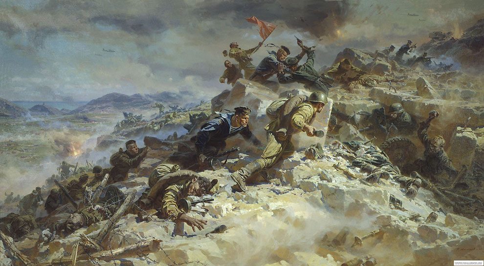 990x545 World War Ii Paintings From The Soviet Union Design You Trust - Ww2 Painting