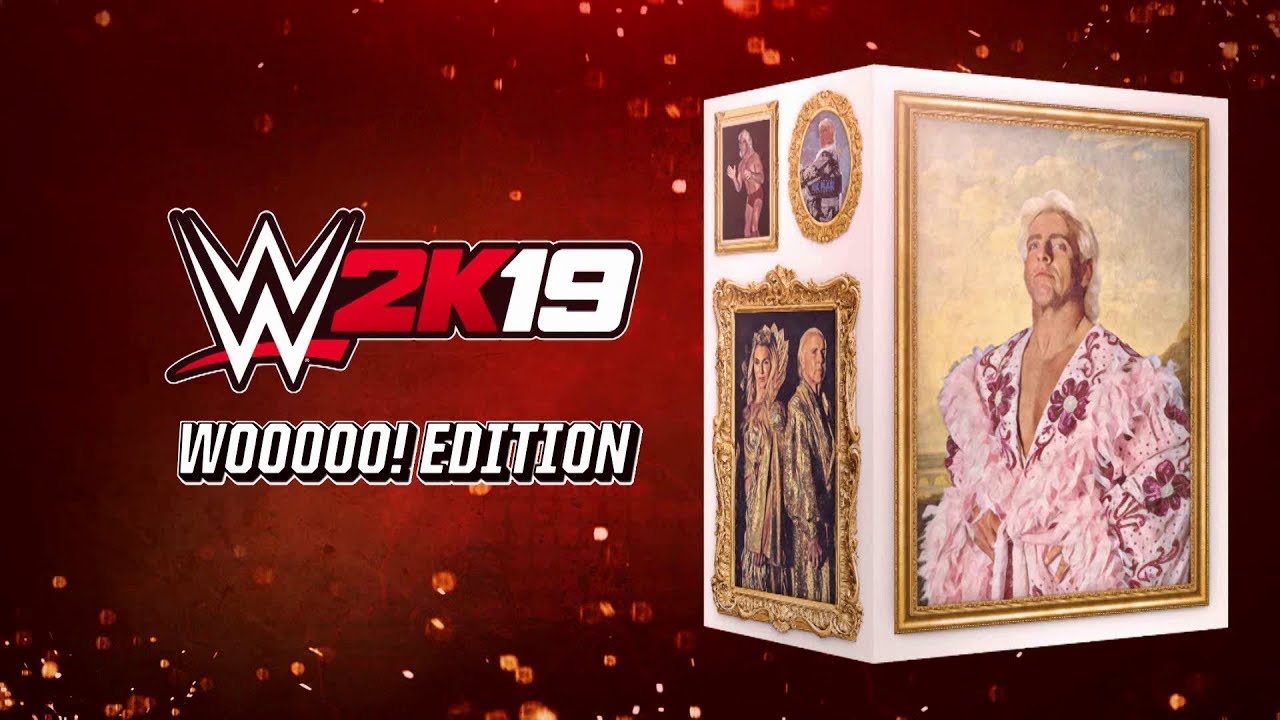 1280x720 Wwe 2k19 Wooooo! Edition Featuring Ric Flair - Wwe Painting Games